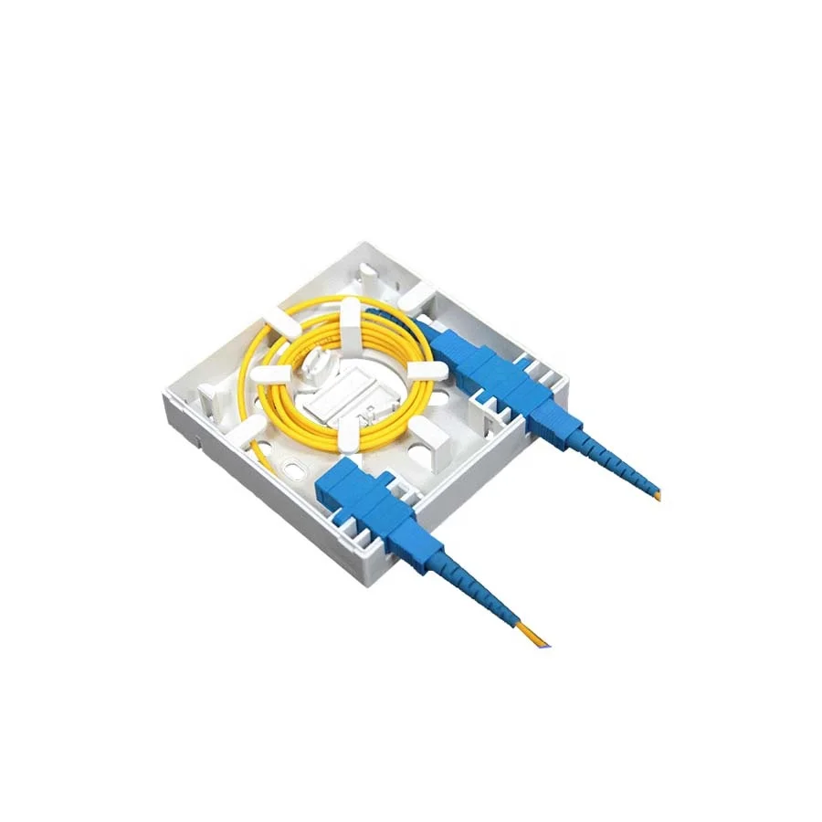 SC/APC 86 Тип коробка FTTH 2 порта волоконно-оптический кабель распределительная коробка