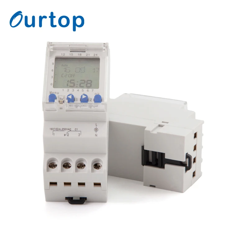 OURTOP 220-240VAC 50/60Hz time control switch programmable electronic timer