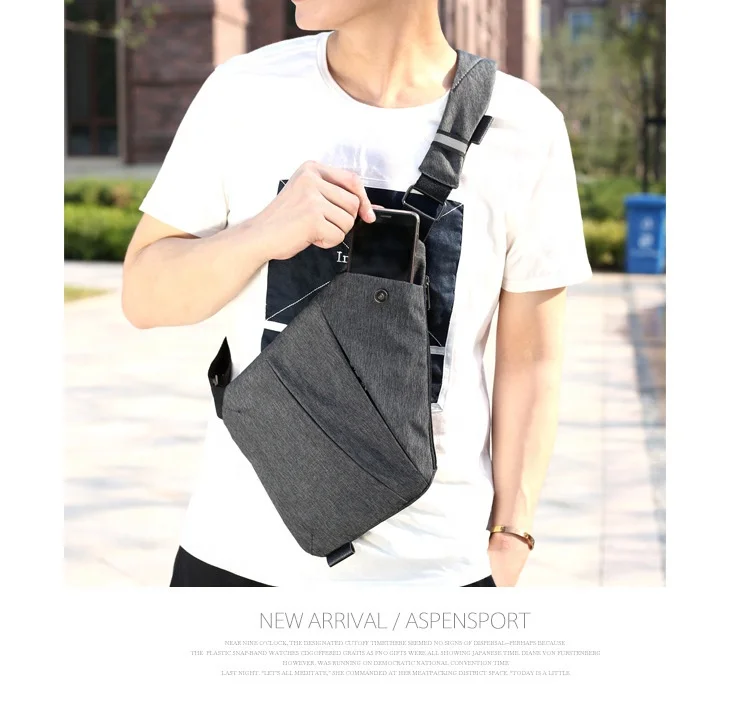 New product launch Men tactical chest bag chest bag