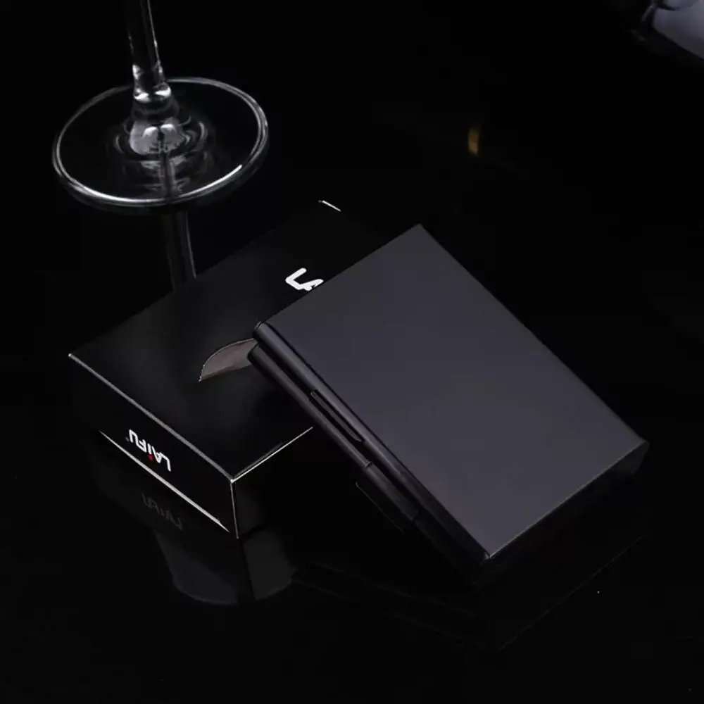 2019 LAIFU Metal Aluminum Travel Cigarette Case Waterproof Portable Hold 20pcs