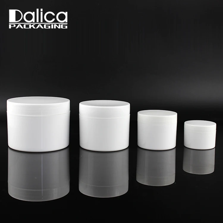 
Hot Sale Bottom Price White Round Cream Cosmetic Plastic Jar 