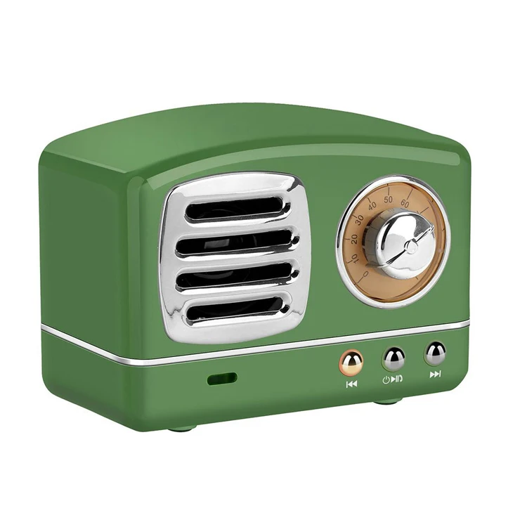 2018 классический мини портативный беспроводной винтажный динамик с TF картой
