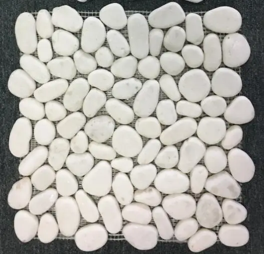 natural pebble stone mosaic tile