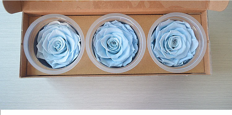 wholesale yunnan kainaking freeze dried big size preserved roses Customized rose head