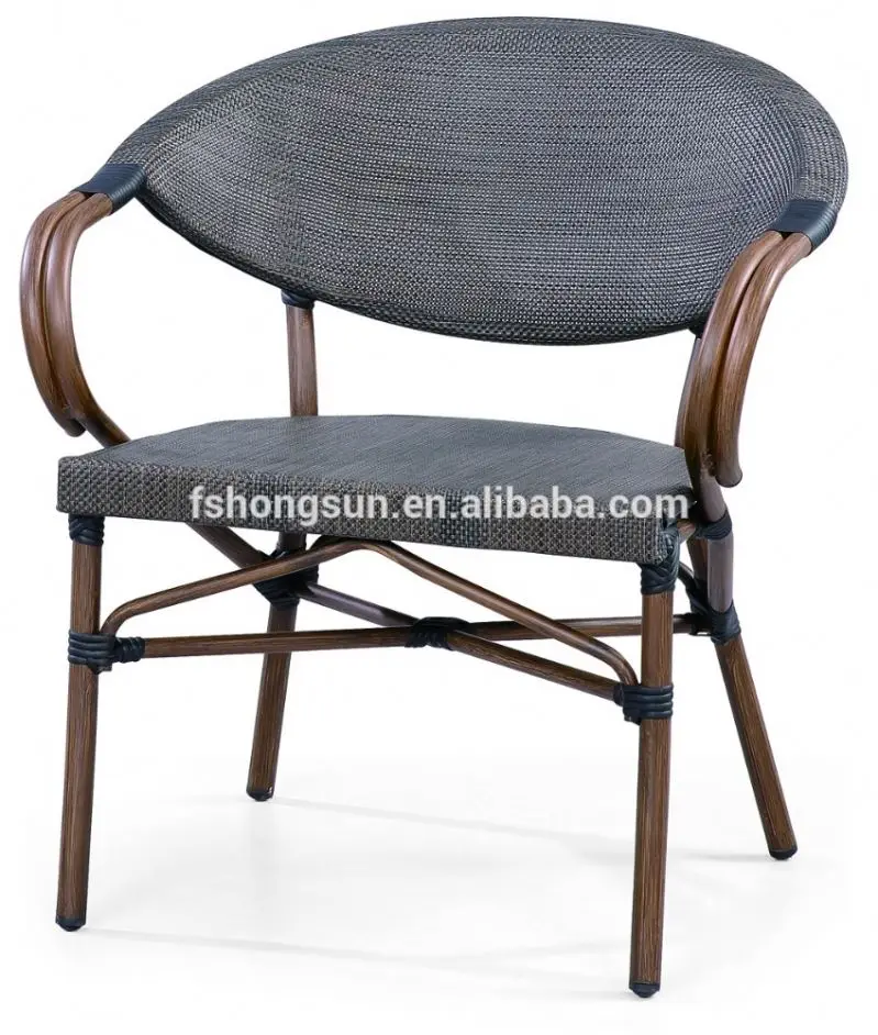 Современные Напольные алюминиевые обеденные стулья для горячей продажи