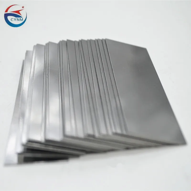 Mass products price polished niobium sheet on sale