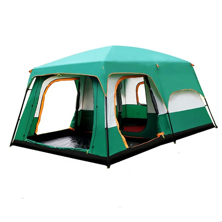 
6-10 Person Double Layers Camping Tent Outdoor POP UP Large Family Camping Tent 