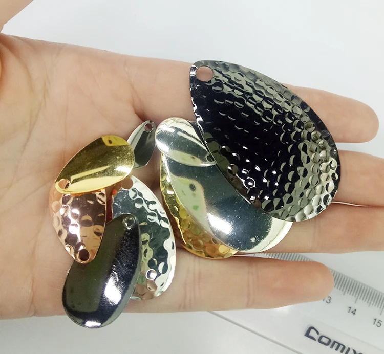 Smooth Finish Indiana Blades for DIY fishing spinner bait lure accessories spinner blade