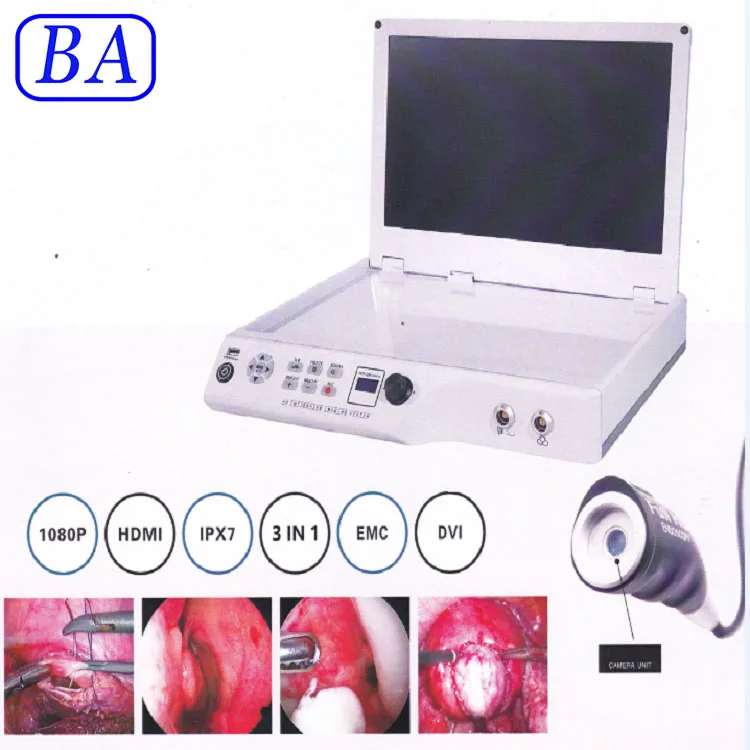 Medical portable nasal endoscope camera with light source