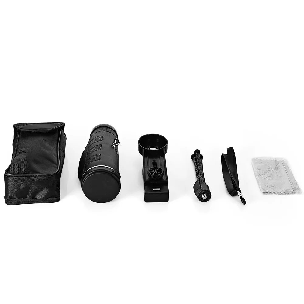 portable 40x60 monocular telescope zoom lens for outdoor activities hunting