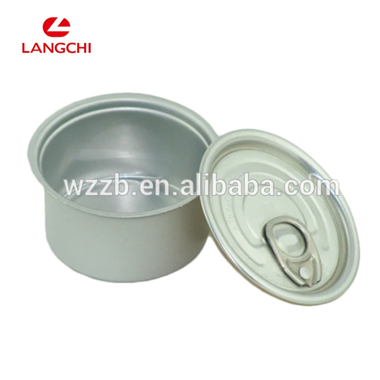 Легкая открытая рыба может с алюминиевыми внутренними крышками лака для консервации еды, легко открытые алюминиевые банки