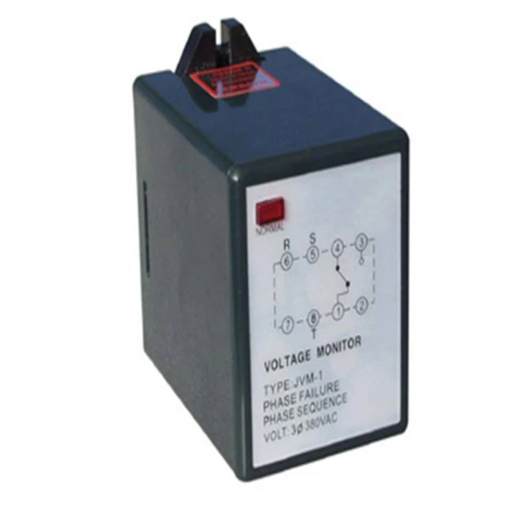 Miniature Product Three Phase AC380V/50Hz voltage unbalance JVM-1 Phase Failure Relay AC Sealed Relay
