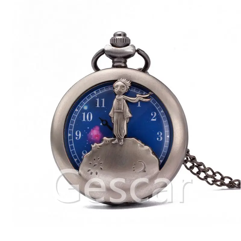 
Hot selling vintage scarf prince pendent pocket watch starry sky watch hollow out pocket watch 