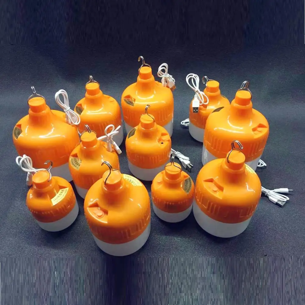 10W Indoor and Outdoor Lamp 1200mA Battery Rechargeable LED Emergency Bulb Light