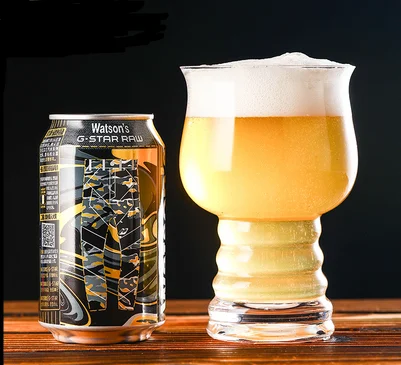 wholesale creative beer glass Customized Lead Free Crystal Beer Stein Glass Cups