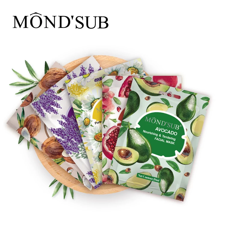 Mascarillas Skin Care Hydrating Moisturize Beauty Brightening Face Wholesale Sheet Cosmetic Whiten Facial Mask