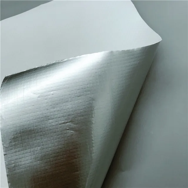 Mothproof promotional PET Laminated Aluminium Foil Woven Fabric for industrial Vacuum packaging