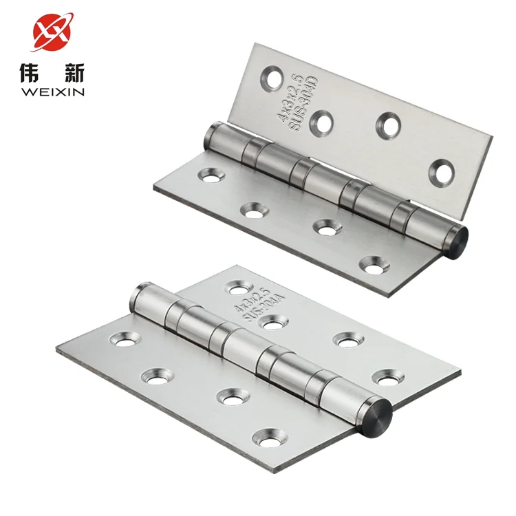 OEM supply 4*3*2.5 stainless steel bearing hinges for wooden door