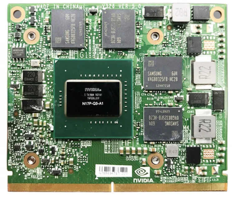 Видеокарта 7024K для DELL Nvidia Quadro M2200M N17P-Q3-A1 GDDR5 4 ГБ 4 ГБ