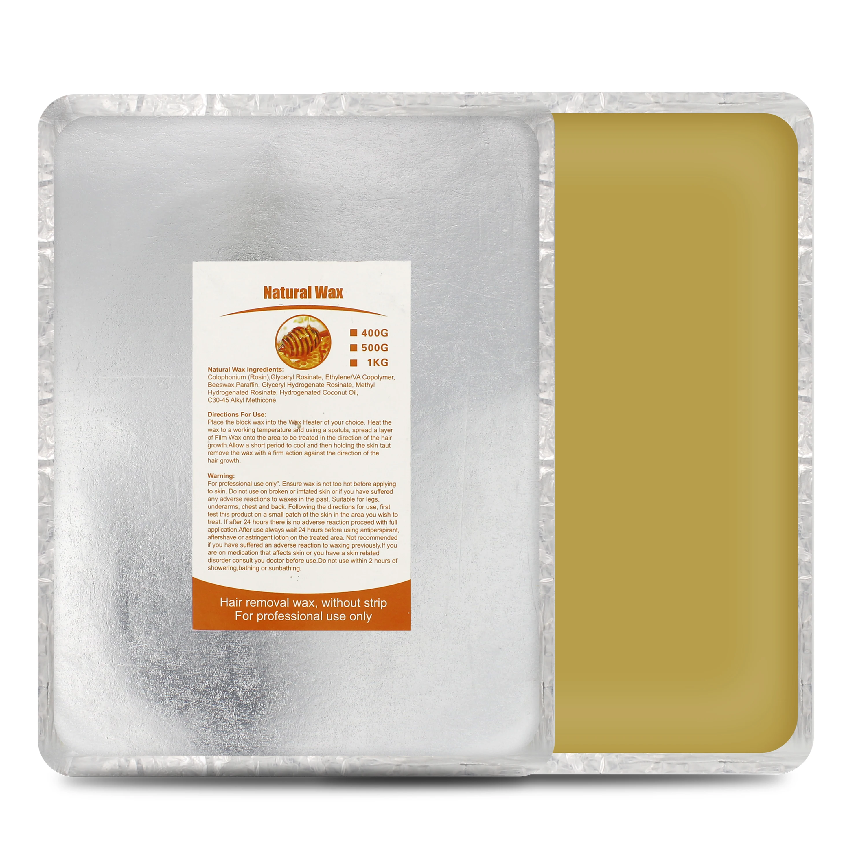1000 г сырье воск блок/Мед депиляции воск/Удаление волос мед воск