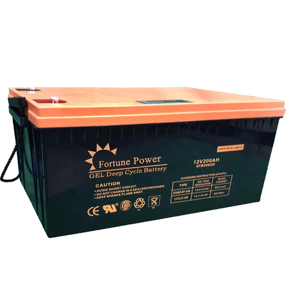 LEOCH 12V 200Ah Lead Acid UPS AGM GEL VRLA Storage Lead Acid Battery DJM12200