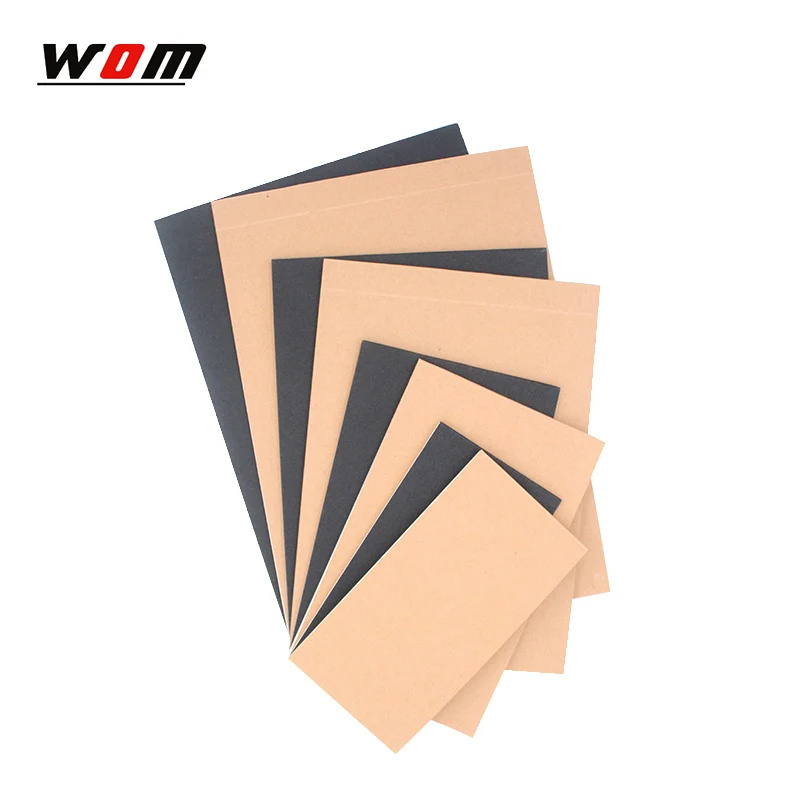 A5 твердый переплет пользовательские крафт-записная книжка из переработанной бумаги