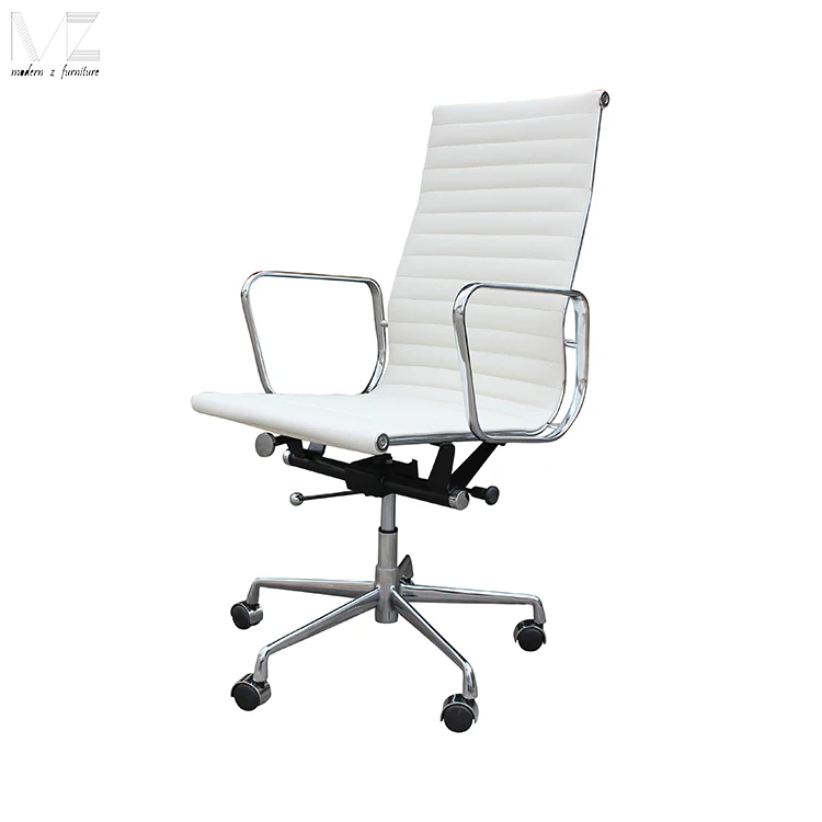 Кожаный вращающийся офисный дизайнерский стул современный дизайнерский стул компьютерный дизайнерский стул