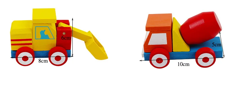 mini shop truck wooden baby car tractors toys