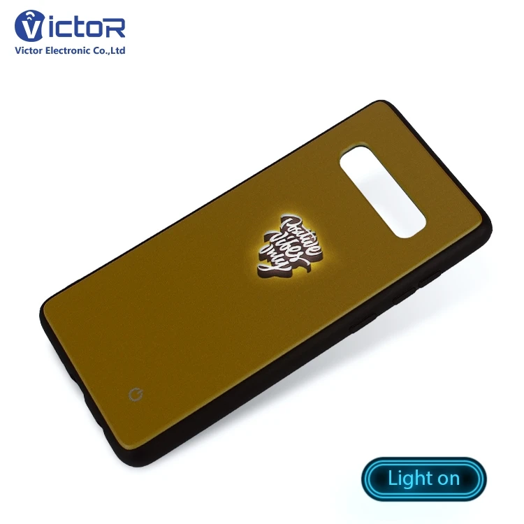 2019 New products custom led light phone case for Samsung Galaxy S10 cell phone covers fundas para celulares