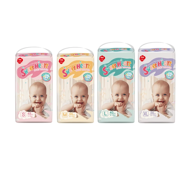 New Premium Quality Baby Diaper Disposable with 3D Leak Guard Rashes Free from China Factory OEM Nappies New Born Baby Diapers