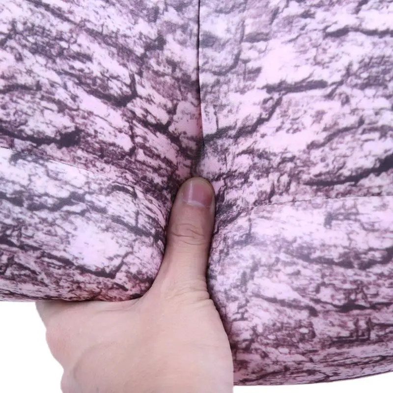 UCHOME Creative Wood Log Pillow Cushions Lifelike Cylindrical Wood Shape Pillow Home Car Decor Tree Stump Wood Texture Pillow