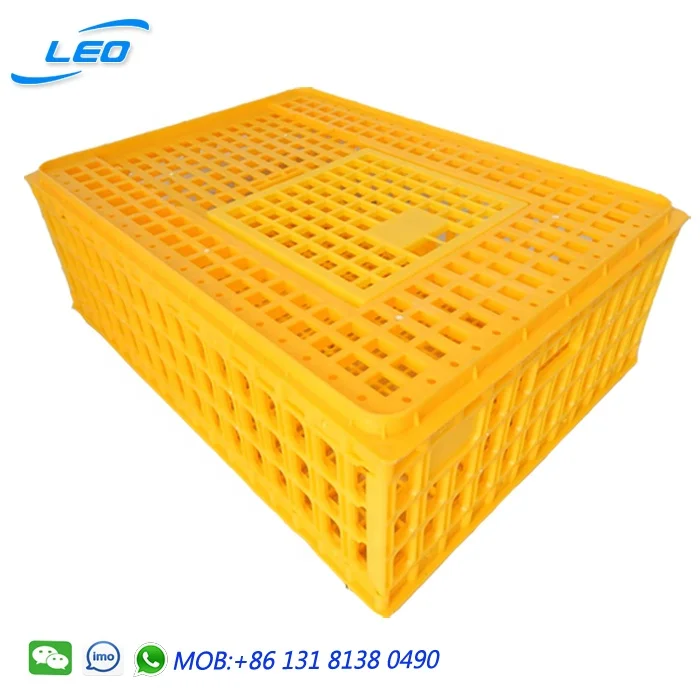 
large sizeplastic chicken poultry transport crate cage 