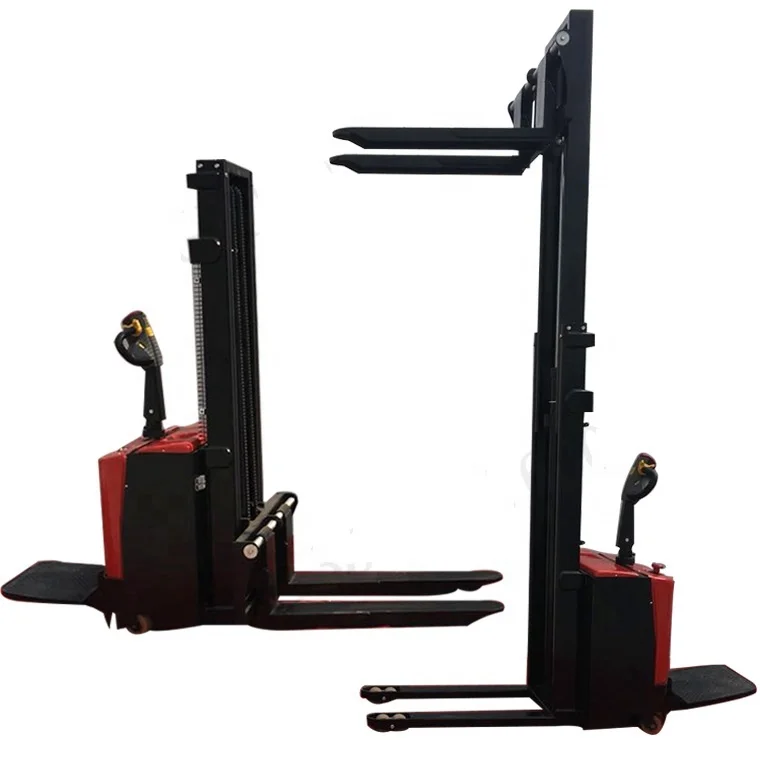 Electric forklift 1500kg pallet hydraulic stacker