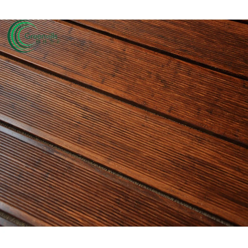 
Eco Forest Outdoor Carbonized Solid Cheap 20mm Strand Woven Bamboo Flooring Decking Price 