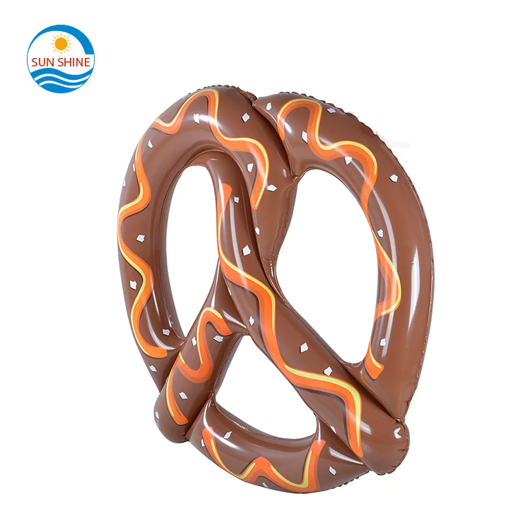 Солнечный надувной круг Pretzel бассейн плавающие игрушки для взрослых плавательная вечеринка