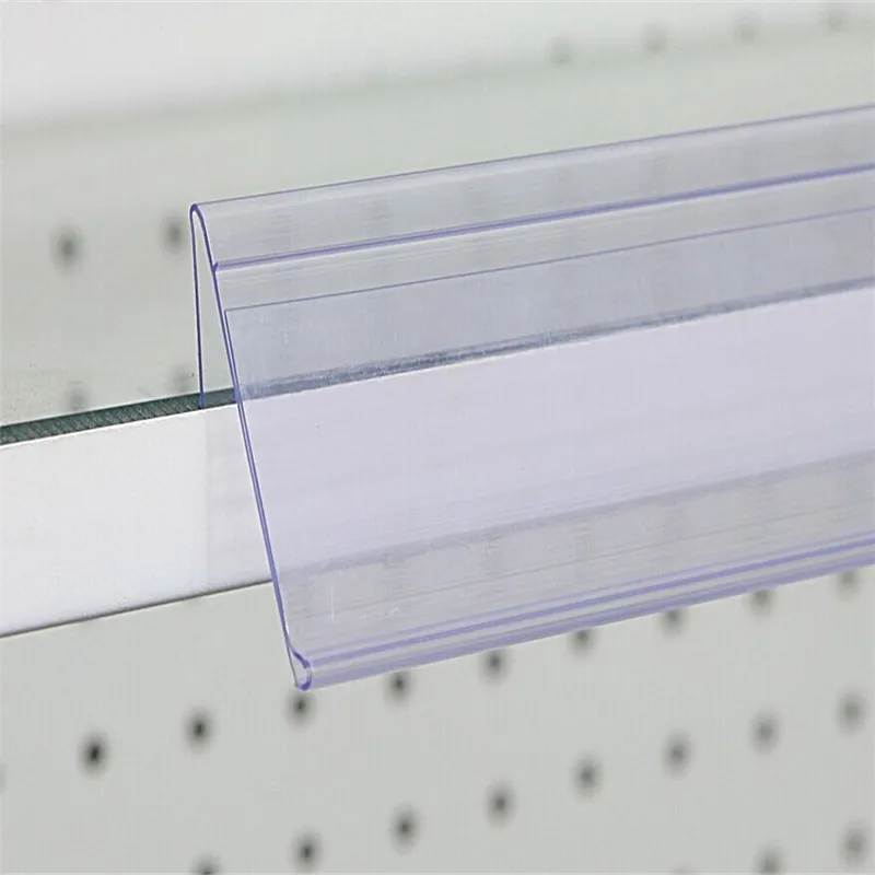 supermarket PVC plastic price label display strip
