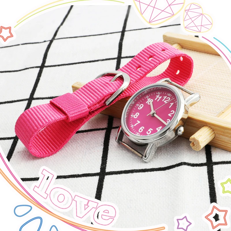 Camouflage Kids Nylon Wrist Watch Custom Wholesale Reloj Original Quartz Watches for Children