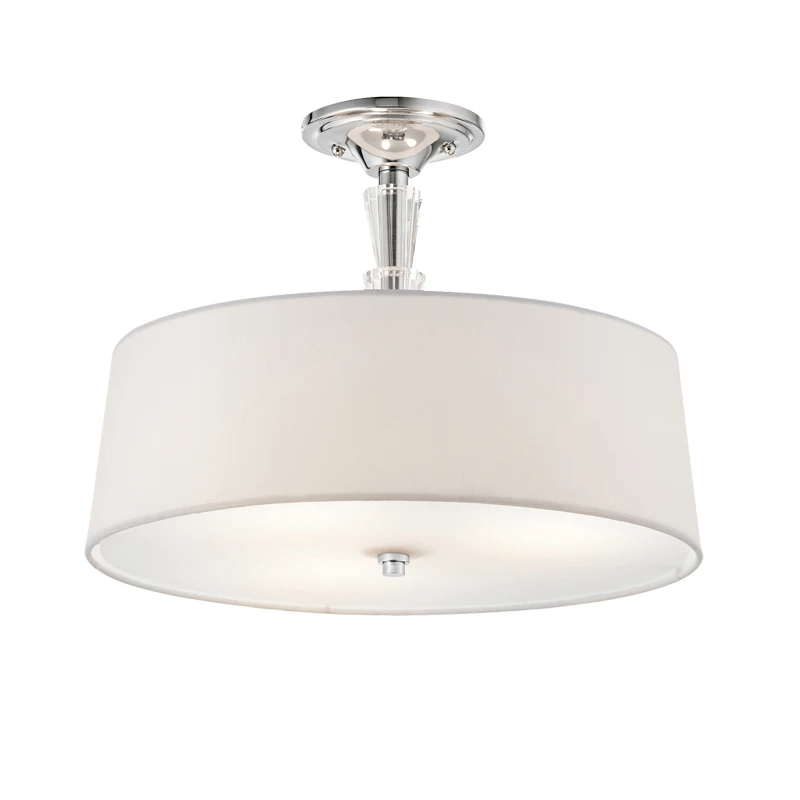 Современная потолочная лампа хрустальные Ретро тканевые утопленные кухонные потолочные светильники