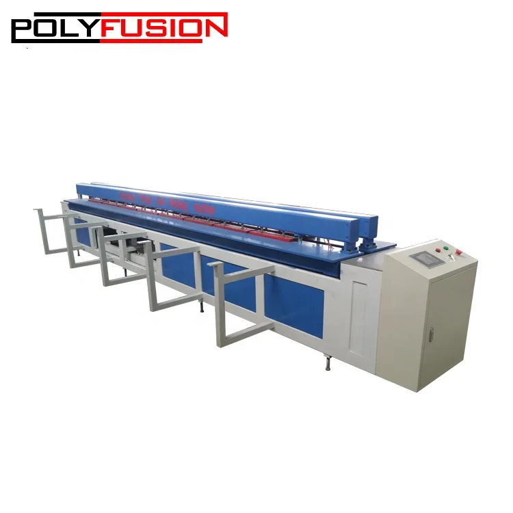 
4000mm PVC PP PE PPS pipe Automatic Plastic Sheet Butt Welding Machine welding equipment 