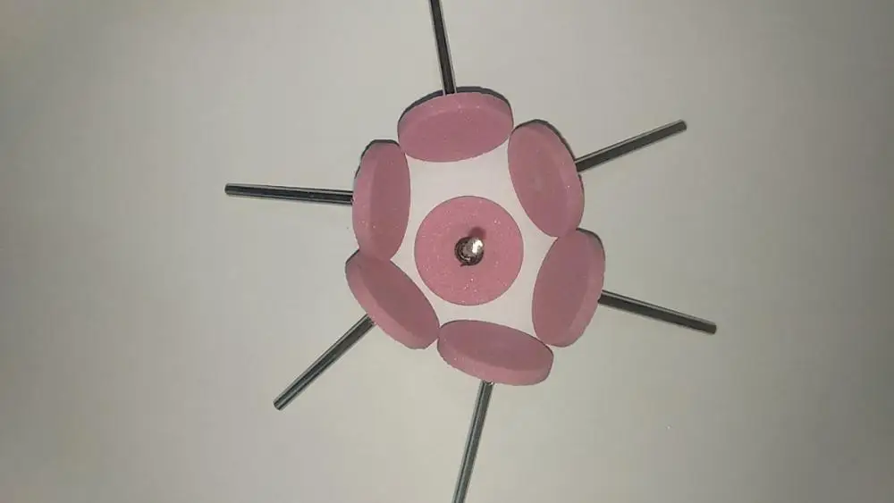 FMT 3mm A76 Ceramic grinding head handle abrasive mounted point/mounted stone for metal grinding