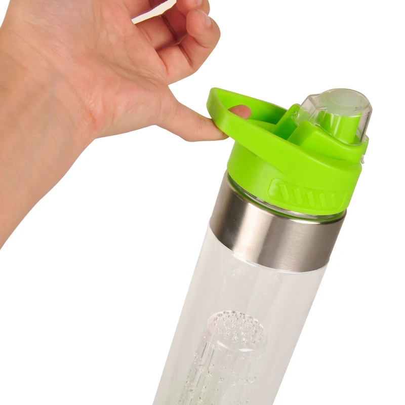  24 oz BPA бесплатно Тритан пластичные любовь bpa бутылка для воды фруктовый чай Заварки с вашим