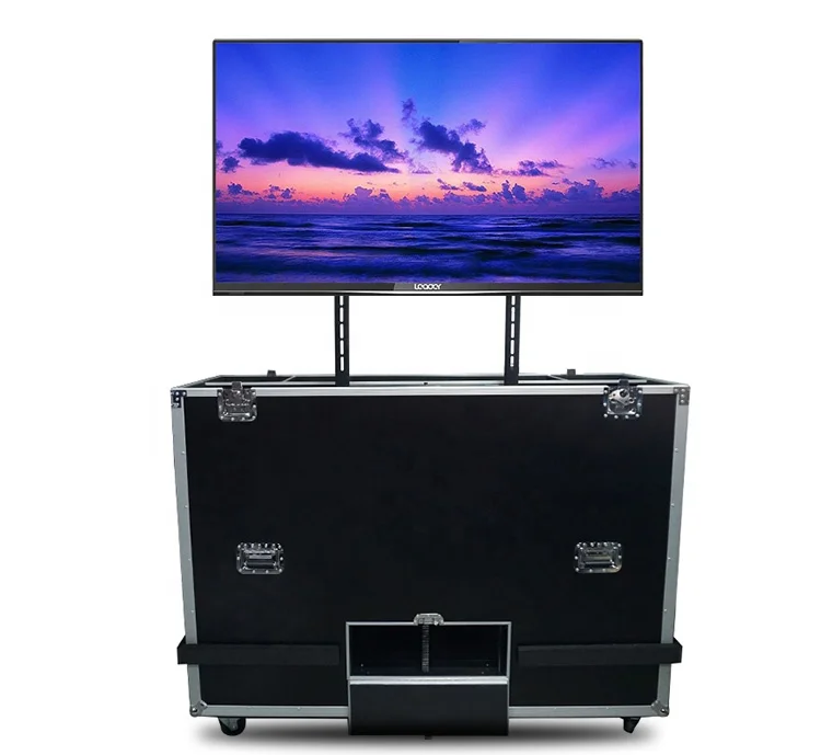Aluminum Auto Lifting TV Flight Case for 32'-55' TV