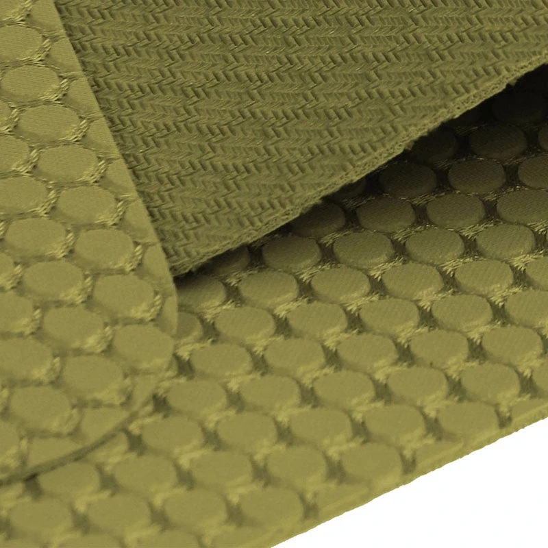 High quality dense granules thick non-slip custom size natural rubber yoga mat travel mat
