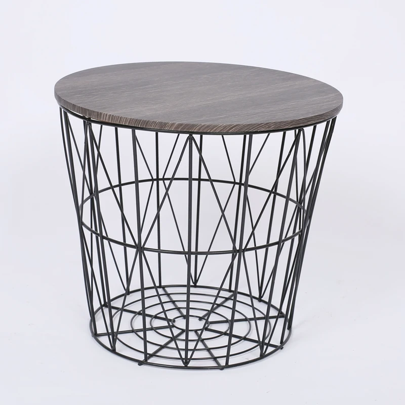 home furniture living room handmade metal wire coffee table tea table with stools