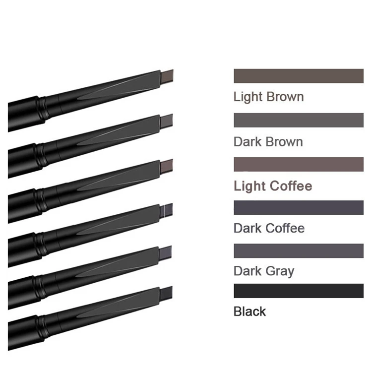 
OEM Wholesale Private Label Double Head Automatic Eyebrow Pencil Makeup Best Eyebrow Pencil Waterproof 