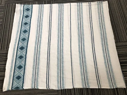 custom design fashion women strips cotton infinity loop scarf