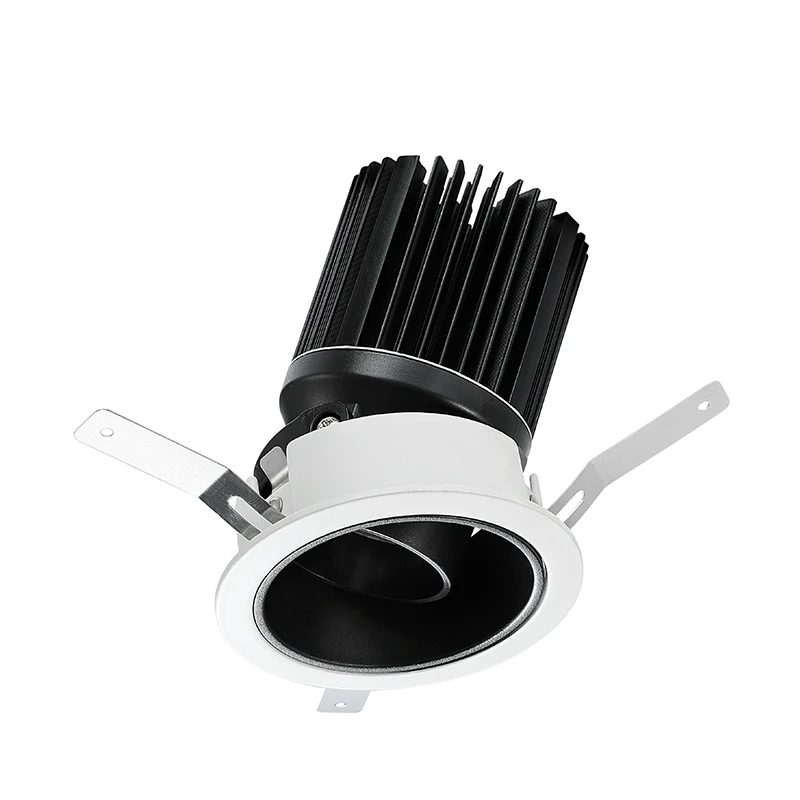 Aluminum Alloy Lamp Body Material and LED Light Source 10W 20W 30W Lobby Hotel Round Dimmable LED Downlight