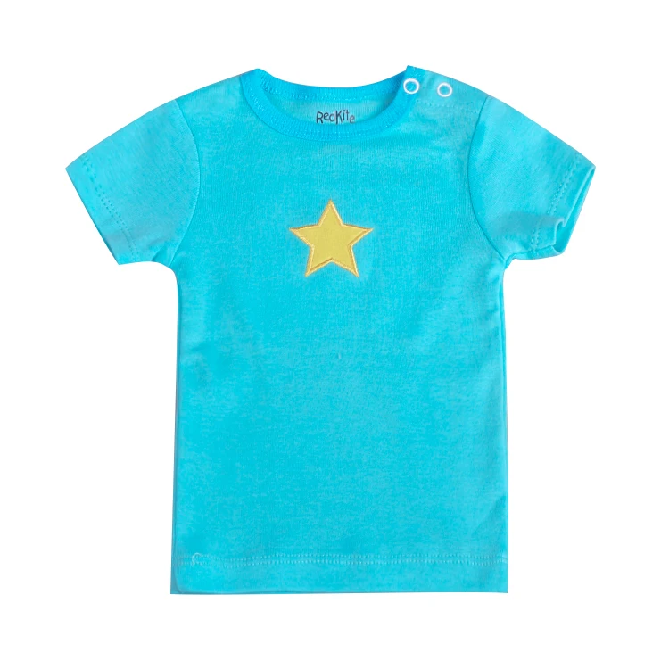 
Redkite 5 Pieces Random Design Soft Cotton Funny Cartoon Pattern Baby Short Sleeve T Shirt 