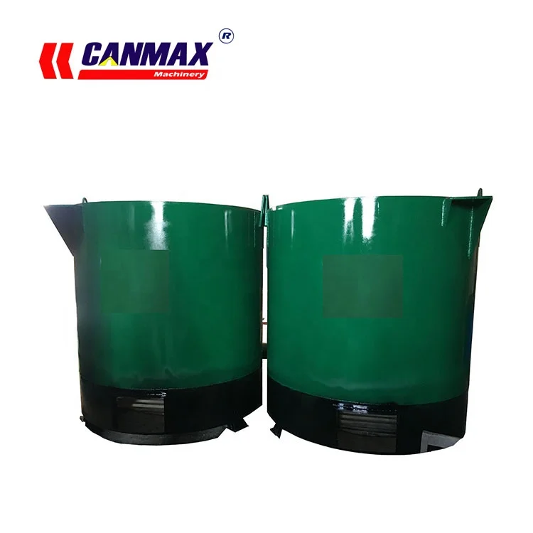 High carbon rate big capacity biochar kiln sawdust charcoal carbonization stove charcoal making stove