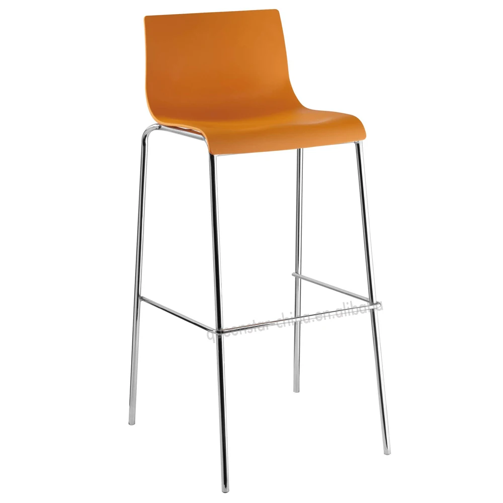 QS-STC04 Stackable high stool for kitchen high Bar chair counter stool stacking high plastic stool
